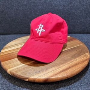 Adidas Houston Rockets NBA Dad Hat Red Adjustable Strapback Baseball Cap OSFA